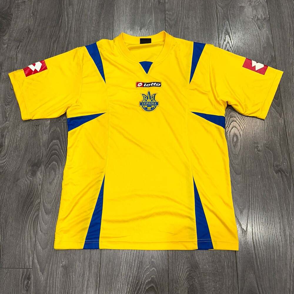 2006-08 Ukraine Home Soccer Football Jersey - (XL)